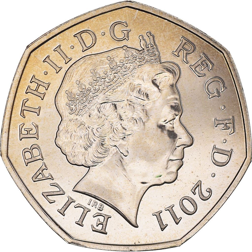 United Kingdom | 50 Pence Coin | Archery | KM:1167 | 2011