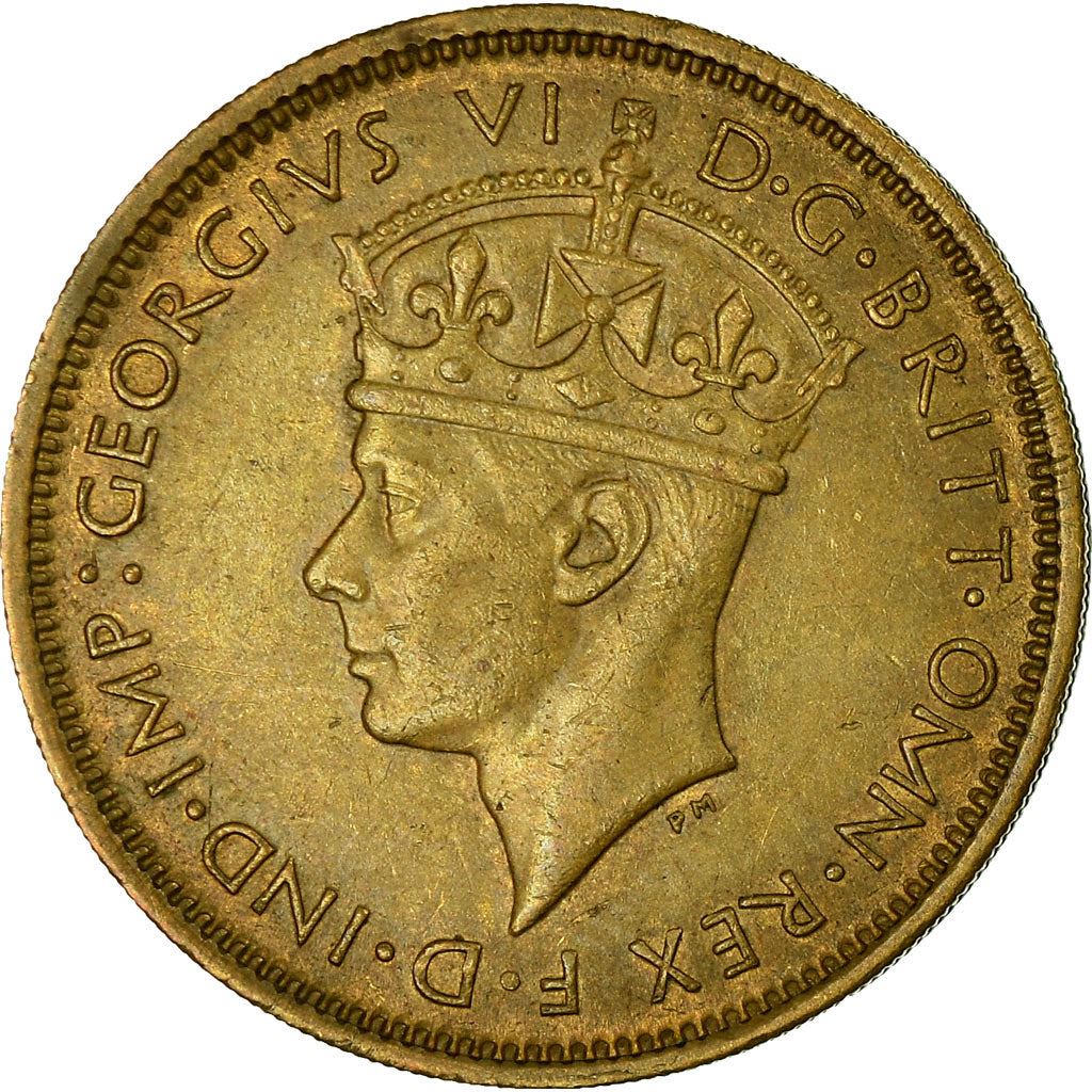 British West Africa | 1 Shilling Coin | Wreath | George VI | Km:23 | 1938 - 1947