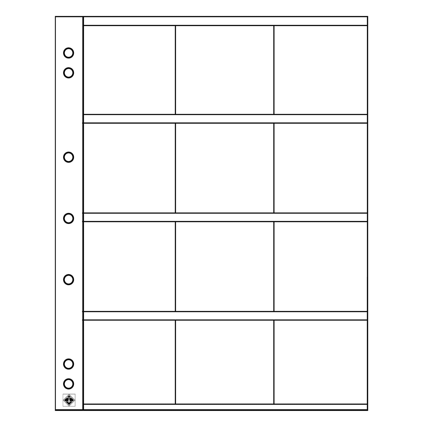 NUMIS Coin Sheets for Coin Albums | Packs of 5 | Different Pocket Configurations