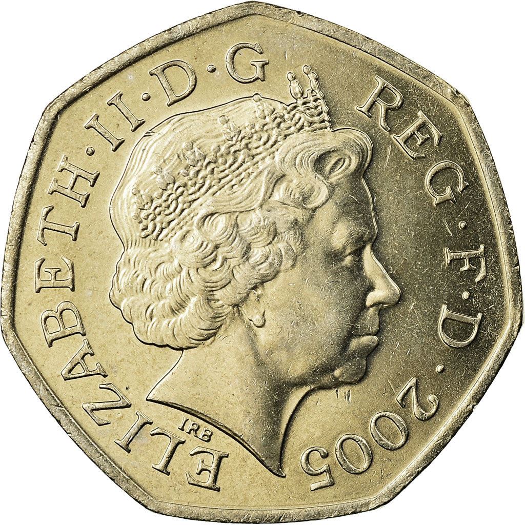 United Kingdom | 50 Pence Coin | Johnson's Dictionary | Km:1050 | 2005 - 2009