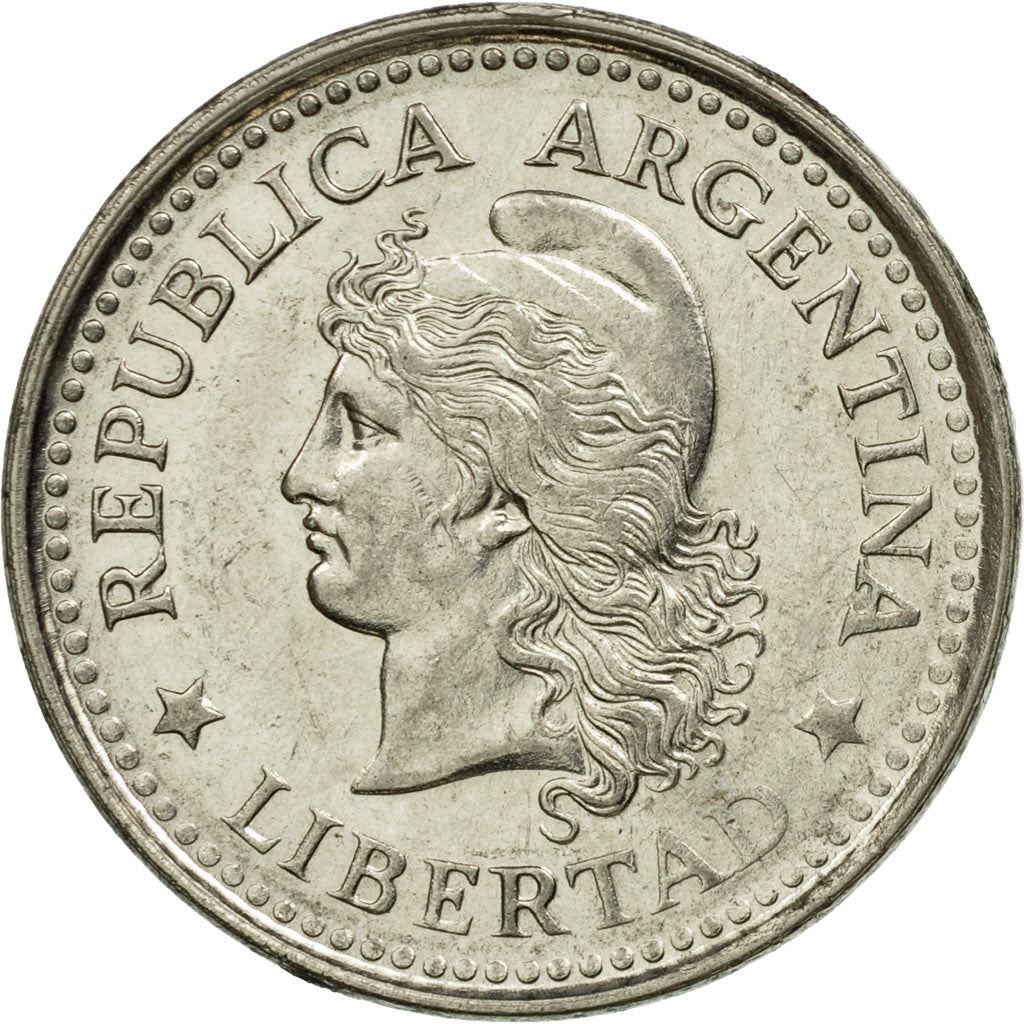 Argentina | 20 Centavos Coin | Oudine | Phrygian cap | KM55 | 1957 - 1961