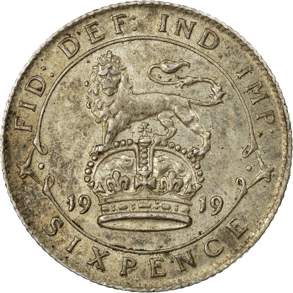 United Kingdom | 6 Pence | KM815 | 1911 - 1920 | Silver 0.925