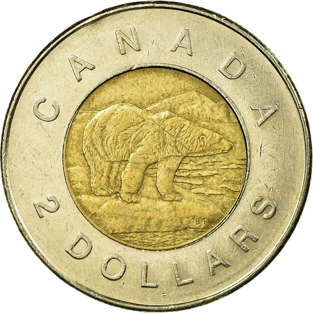 Canada | 2 Dollars Coin | Polar bear | Km:496 | 2003 - 2006