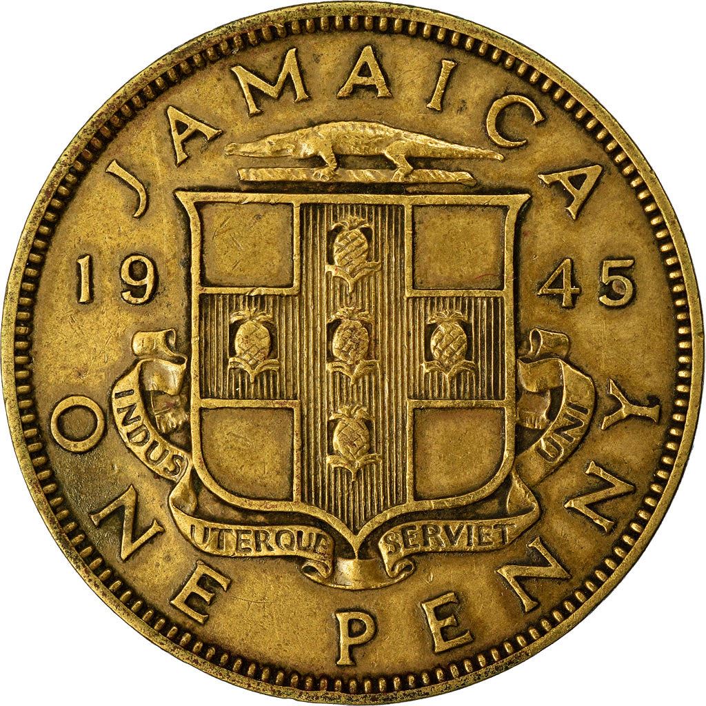 Jamaica | 1 Penny Coin | King George VI | Km:32 | 1938 - 1947