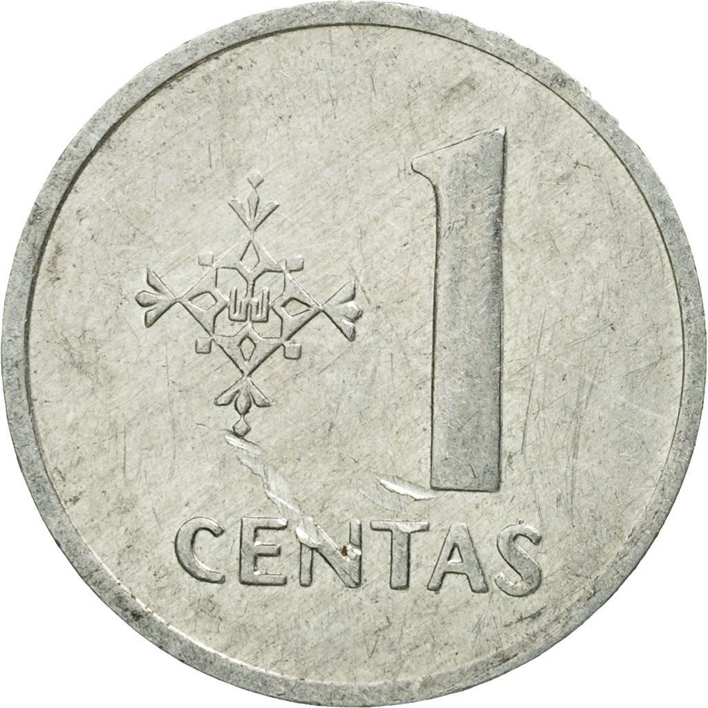Lithuania | 1 Centas Coin | Aluminum | Horse or equine | KM:85 | 1991