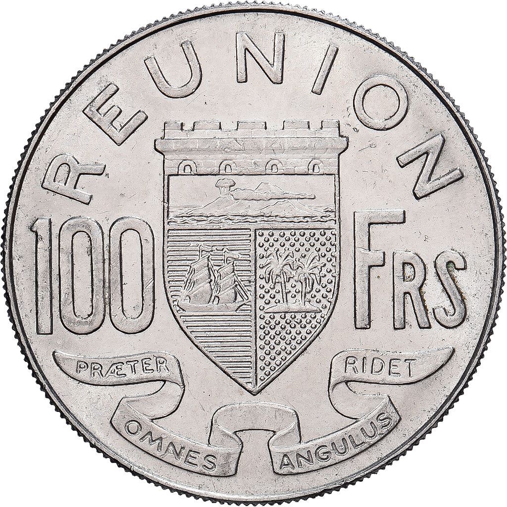 Reunion | 100 Francs Coin | Marianne | Nickel | KM:13 | 1964-1973
