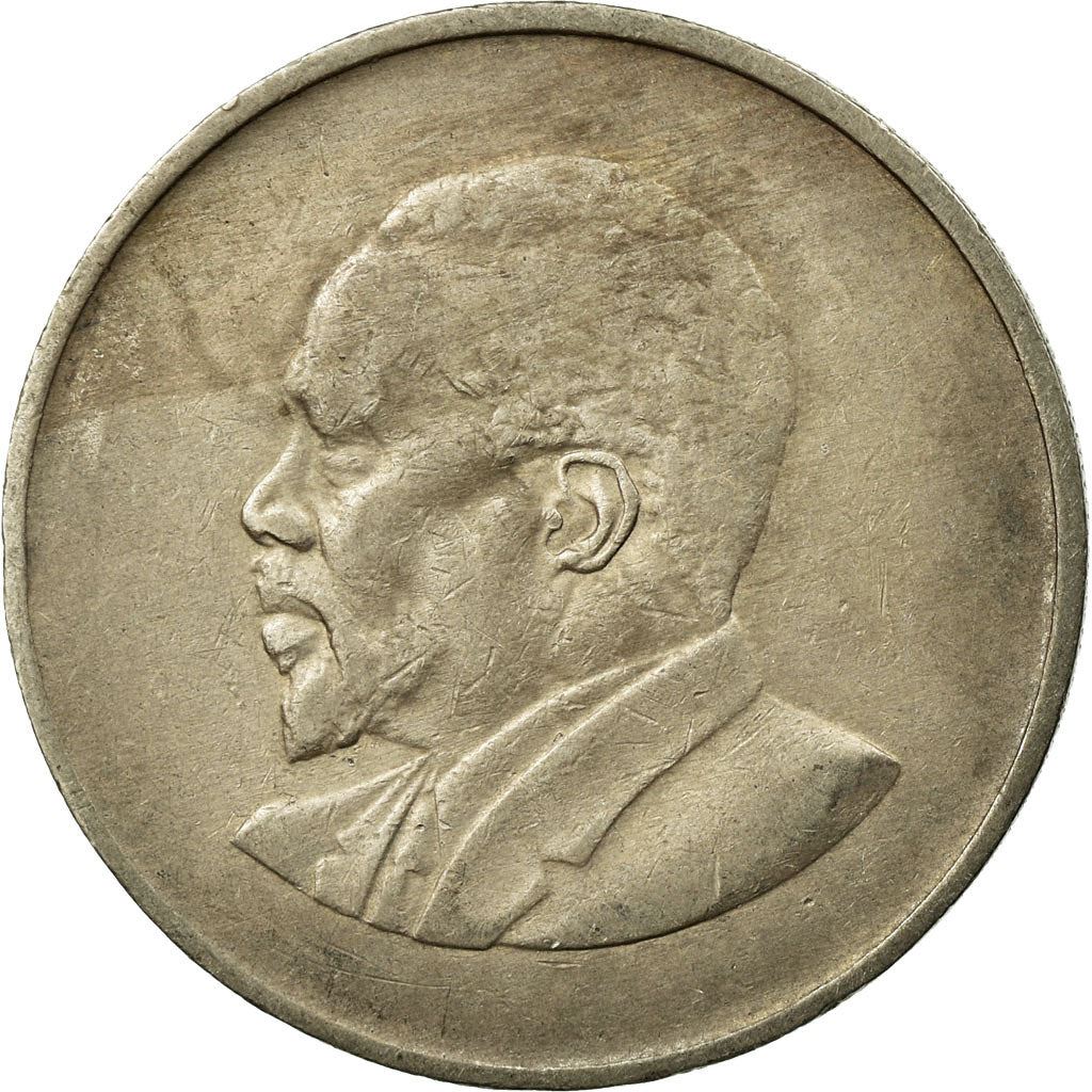 Kenya 1 Shilling | Jomo Kenyatta 1963 - 1978 Coin | KM5 | 1966 - 1968