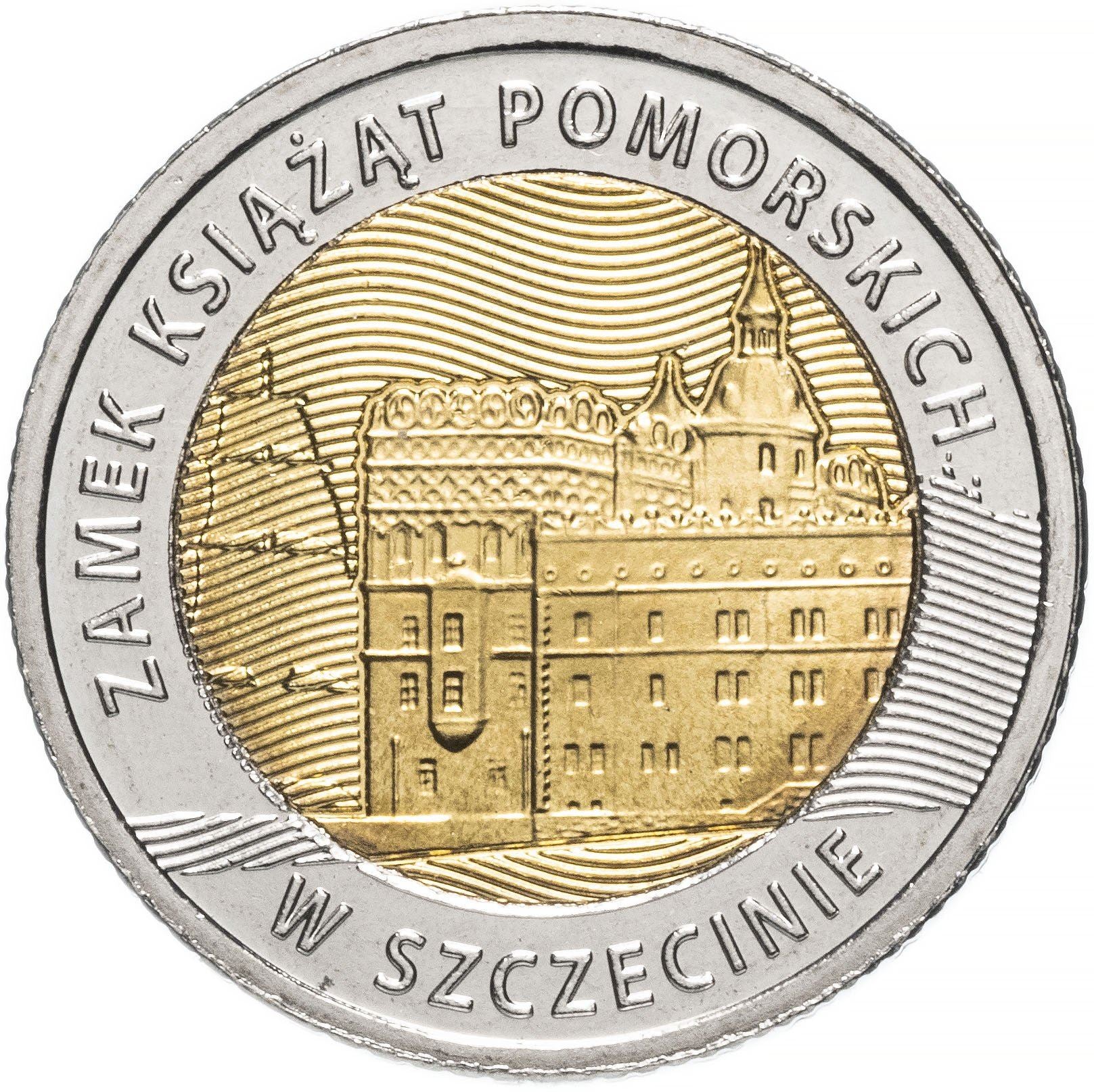 Poland | 5 Zlotys Coin | Dukes’ Castle in Szczecin | Y:950 | 2016
