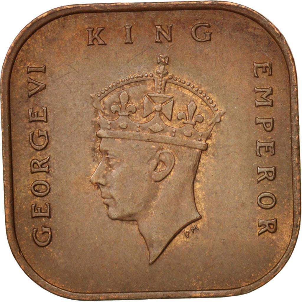 Malaya | 1 Cent Coin | George VI | Small Type | KM:6 | 1943 - 1945
