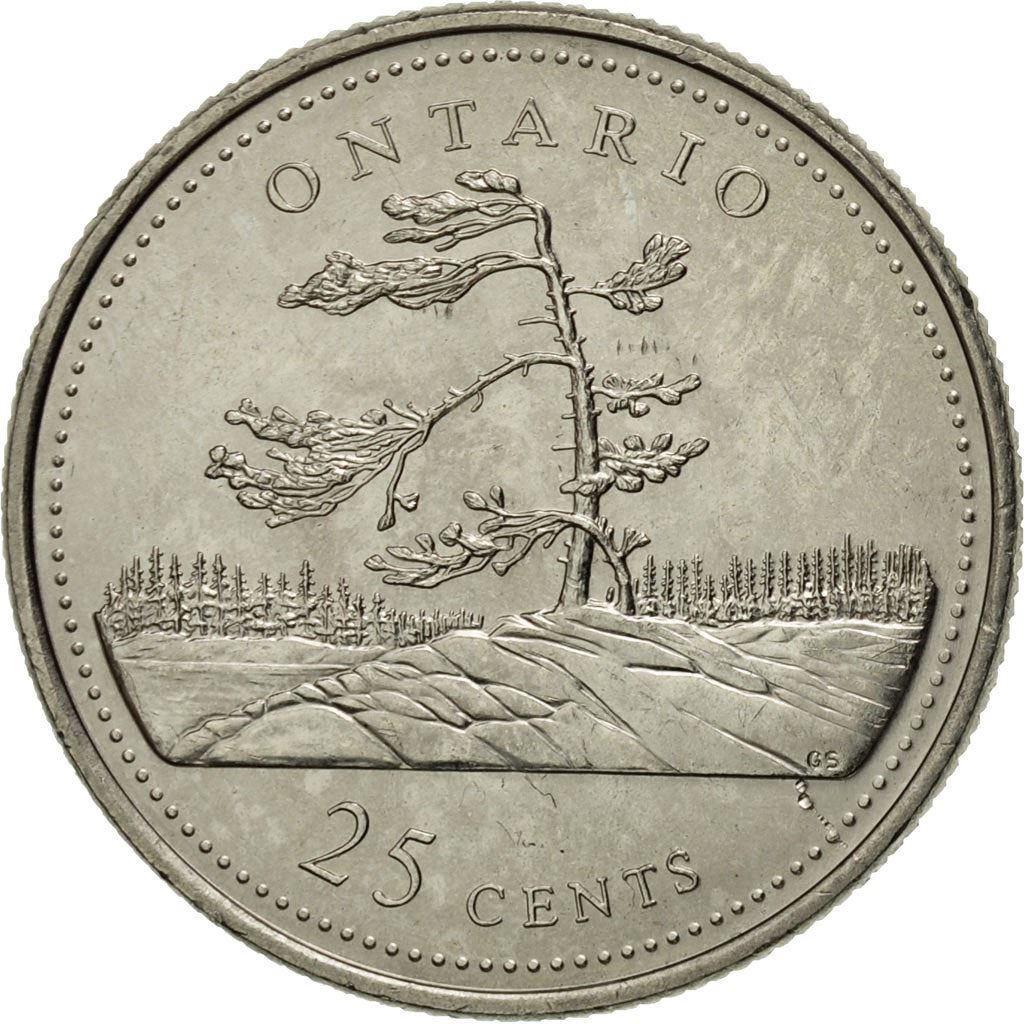 Canada | 25 Cents Coin | Ontario | Nickel | KM:223 | 1992