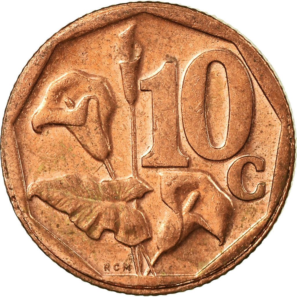 South Africa | 10 Cents Coin | Flowers | Arum Lily | Uc:13 | 2015