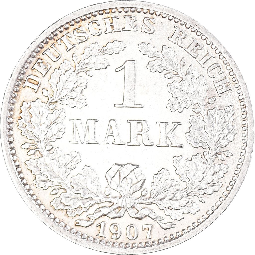 German Empire 1 Mark Coin | Deutsches Reich | Wilhelm II | Type 2 - Small Shield | KM14 | 1891 - 1916