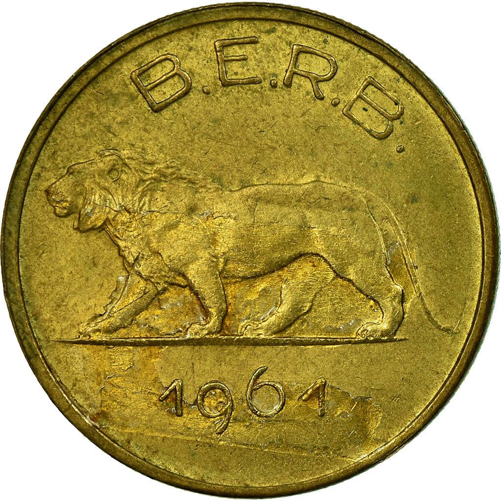 Rwanda-Burundi | 1 Franc Coin | Lion | Km:1 | 1960 - 1964