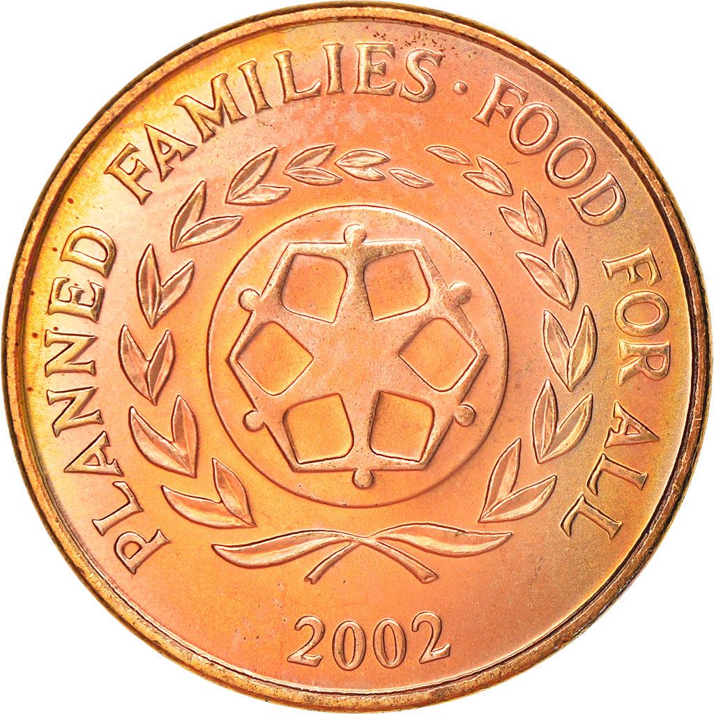 Tonga | 2 Seniti Coin | Taro Plant | FAO | Km:67A | 2002 - 2005