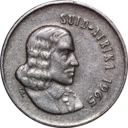 Sør-Afrika 5 Cent Mynt | Afrikaans Legende - SUID-AFRIKA | KM67.2 | 1965 - 1969