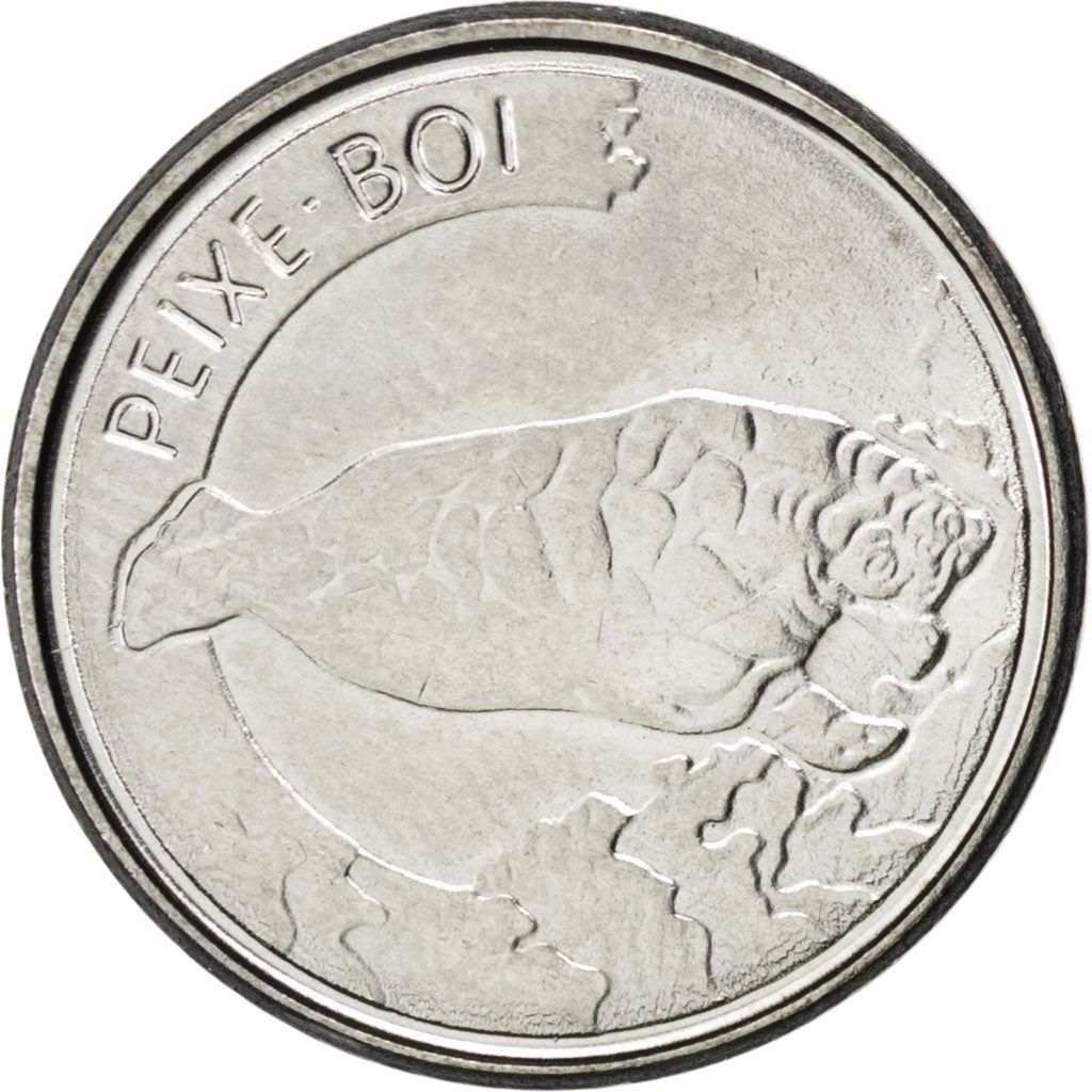 Brazil | 100 Cruzeiros Coin | Manatee | Km:623 | 1992 - 1993