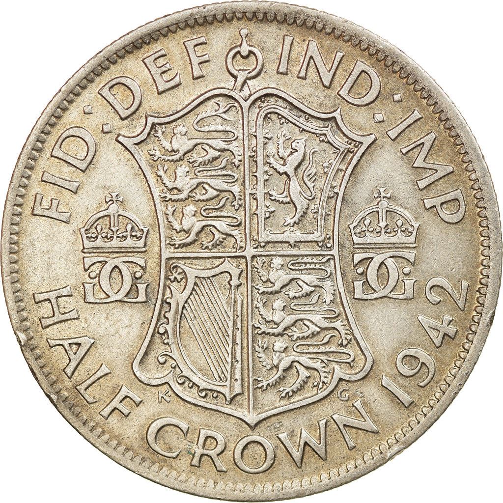United Kingdom | 1/2 Crown Coin | George VI | KM:856 | 1937 - 1946