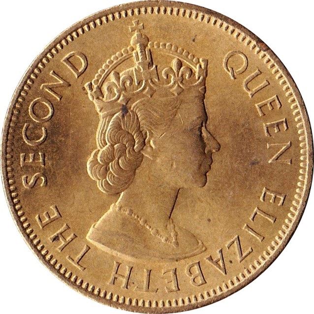 Jamaica Coin | 1 Penny Coin | Queen Elizabeth II | KM39 | 1964 - 1967