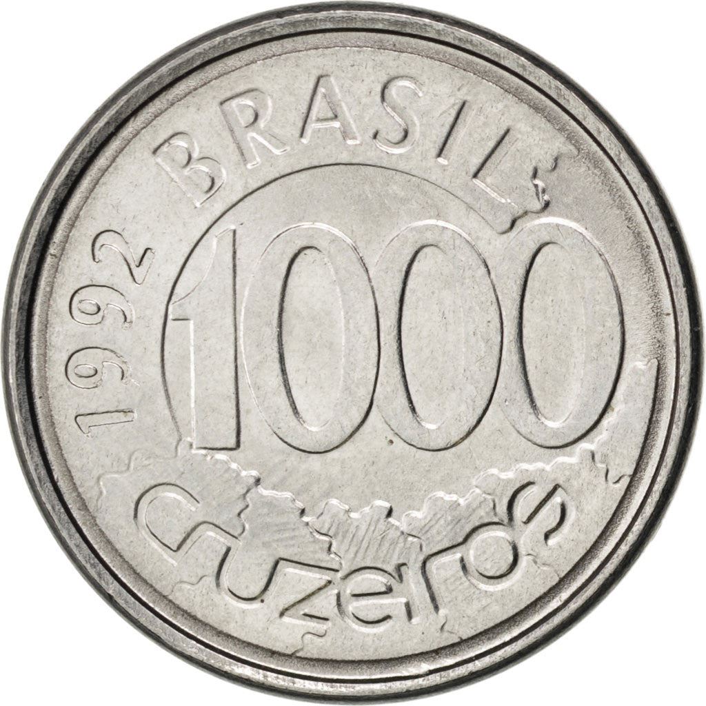 Brazil | 1000 Cruzeiros Coin | Acará fish | Km:626 | 1992 - 1993