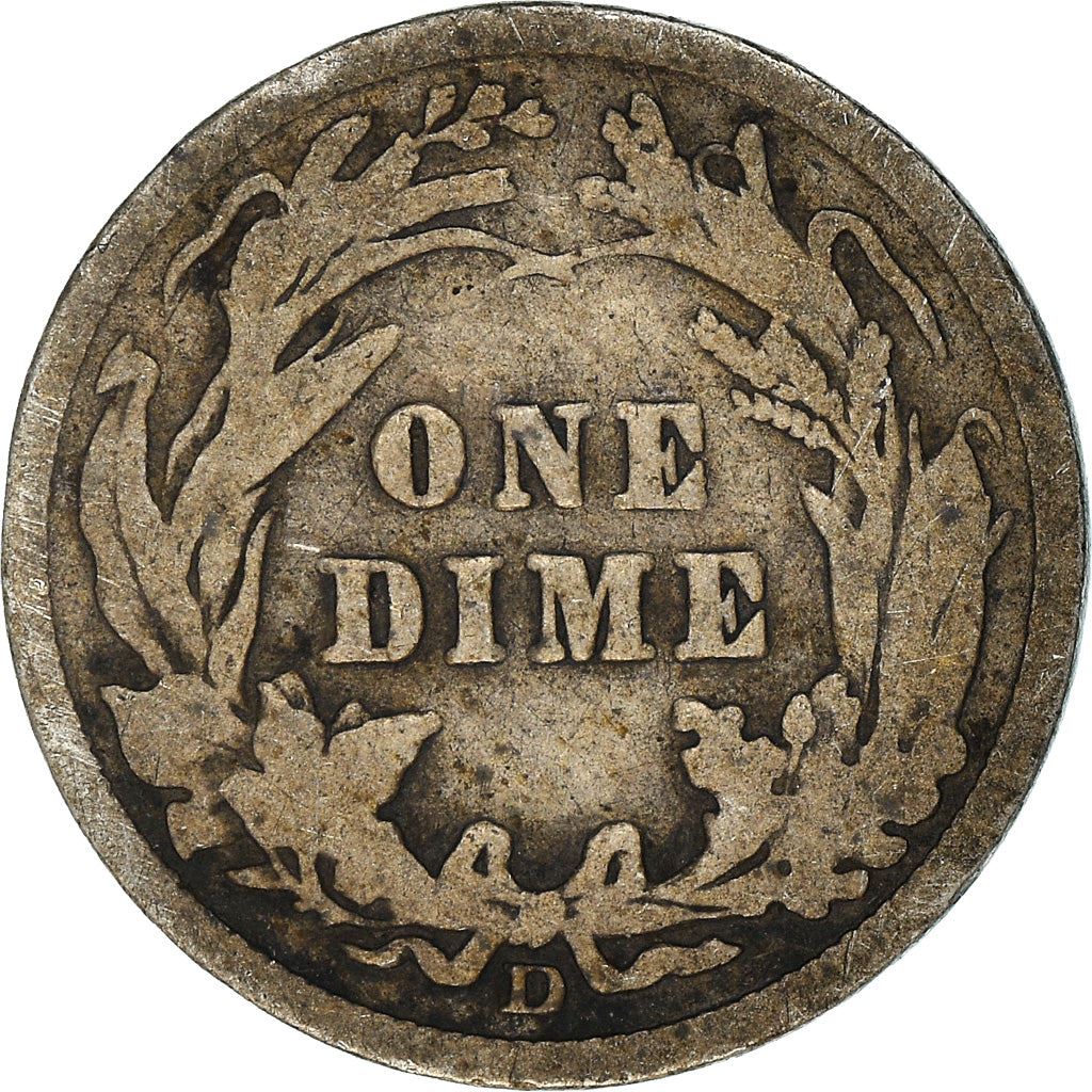 미국 | 1 다임 동전 | 바버 다임 | KM:113 | 1892 - 1916