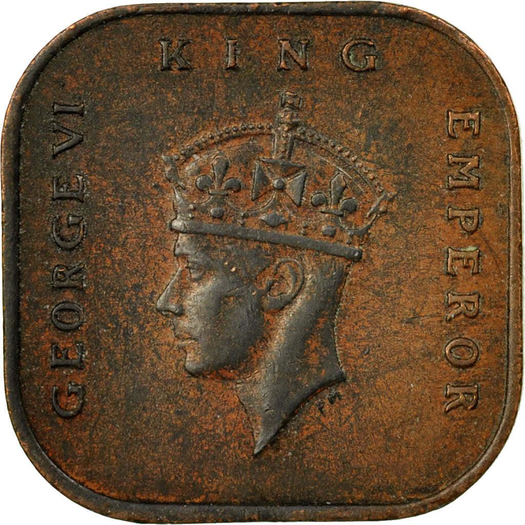 Malaya | 1 Cent Coin | George VI | Small Type | KM:6 | 1943 - 1945