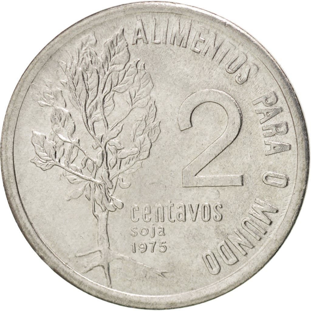 Brazil | 2 Centavos Coin | FAO | Km:586 | 1975 - 1978