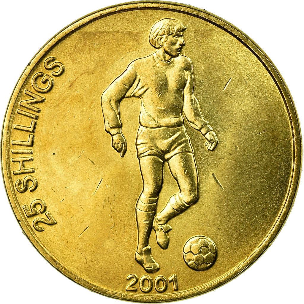 Somalia | 25 Shillings Coin | Soccer PLayer | KM:103 | 2001