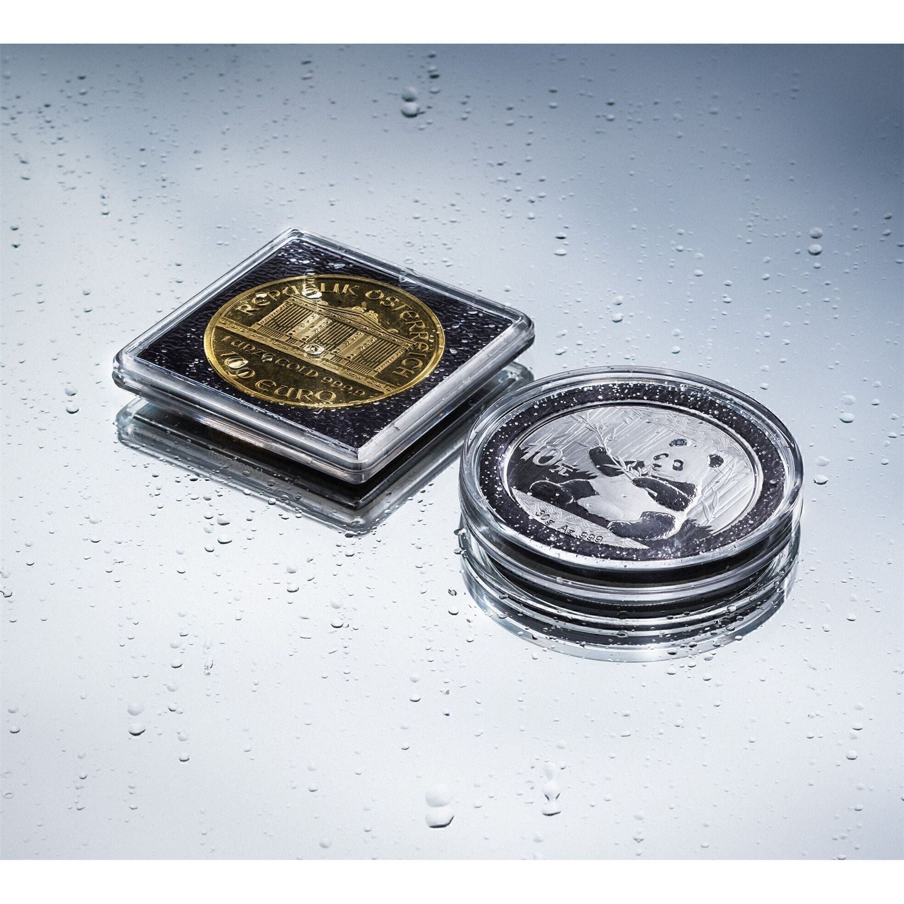 ULTRA "Intercept" Rimless Coin Capsules | With Active Protection Against Tarnish | 26-41mm | Packs of 10