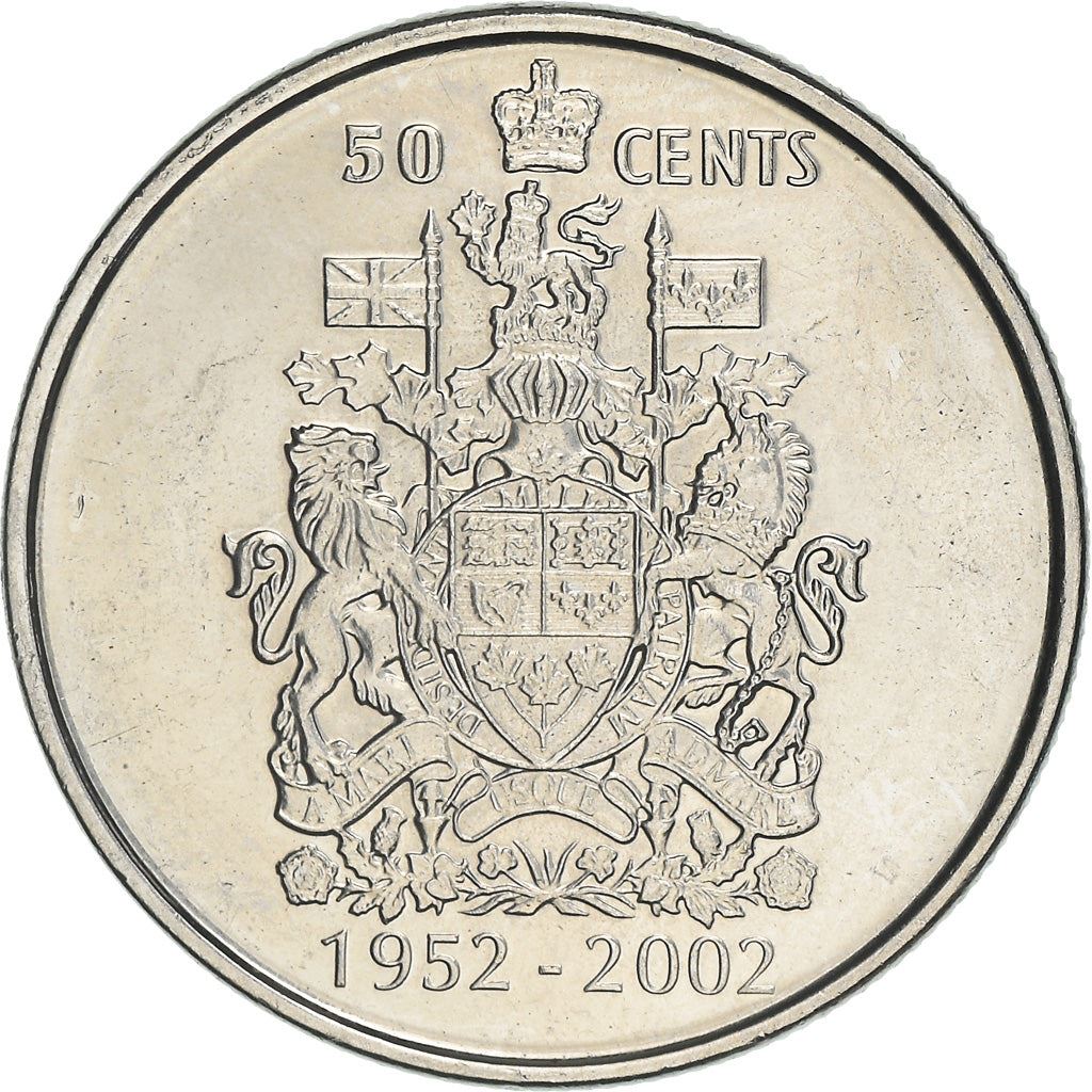 Canada | 50 Cents Coin | Nickel plated steel | Golden Jubilee | KM:444 | 2002