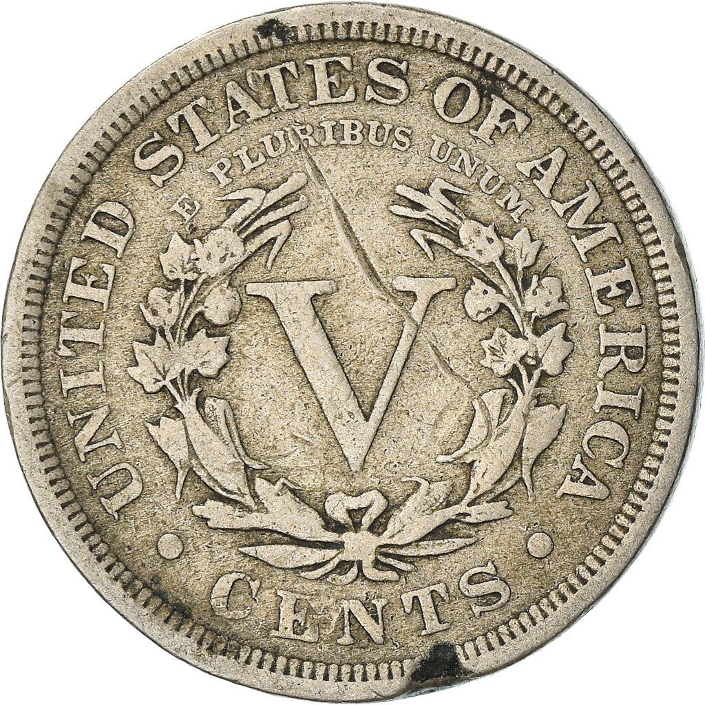 United States | 5 Cents Coin | Liberty | Roman Numeral | KM112 | 1883 - 1913