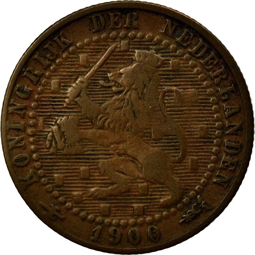 Nederlandene | 1 Cent Mønt | Løve | Km:107 | 1877 - 1900