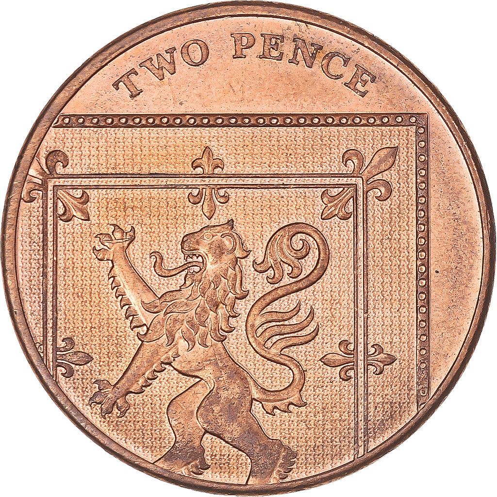 United Kingdom | 2 Pence Coin | Elizabeth II | Km:1333 | 2015 - 2022