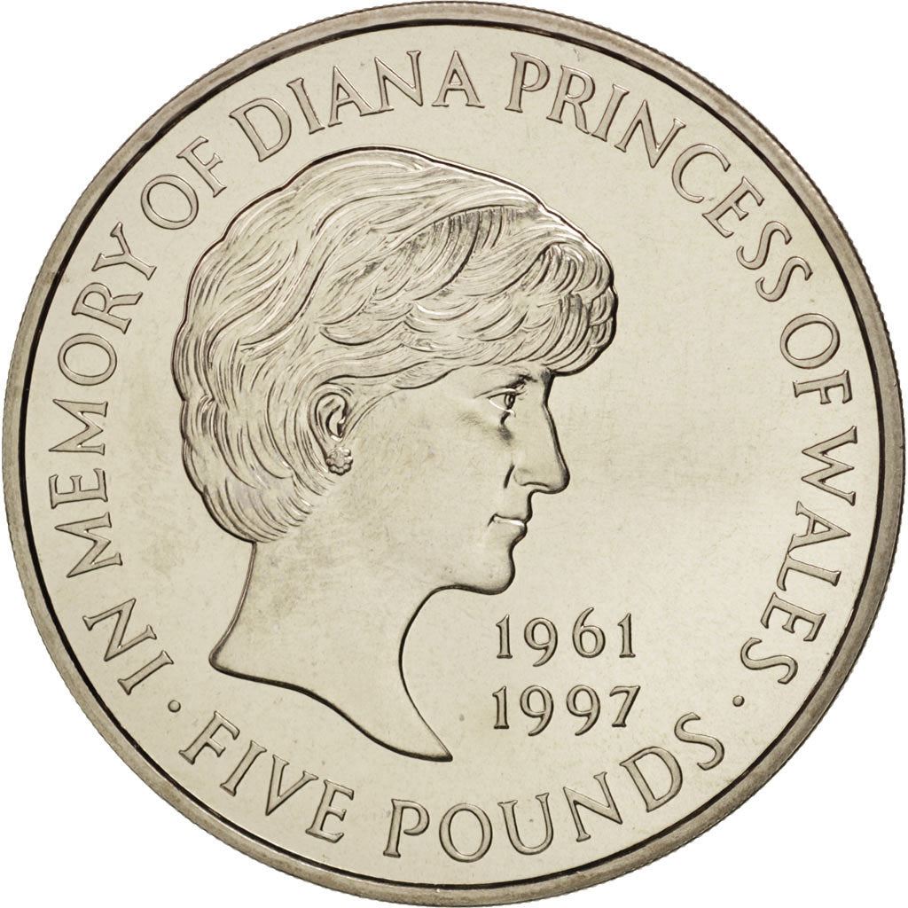 United Kingdom | 5 Pounds Coin | Diana | Km:997 | 1999