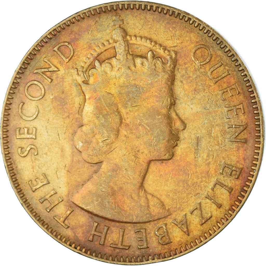 Ямайка | Монета 1 пенни | Королева Елизавета II | КМ:37 | 1953 - 1963