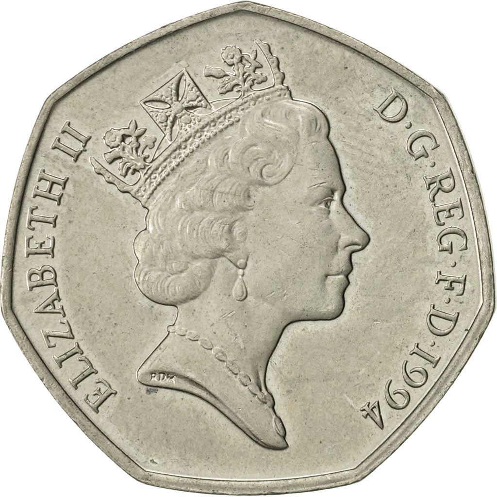 United Kingdom | 50 Pence Coin | D-Day | Km:966 | 1994