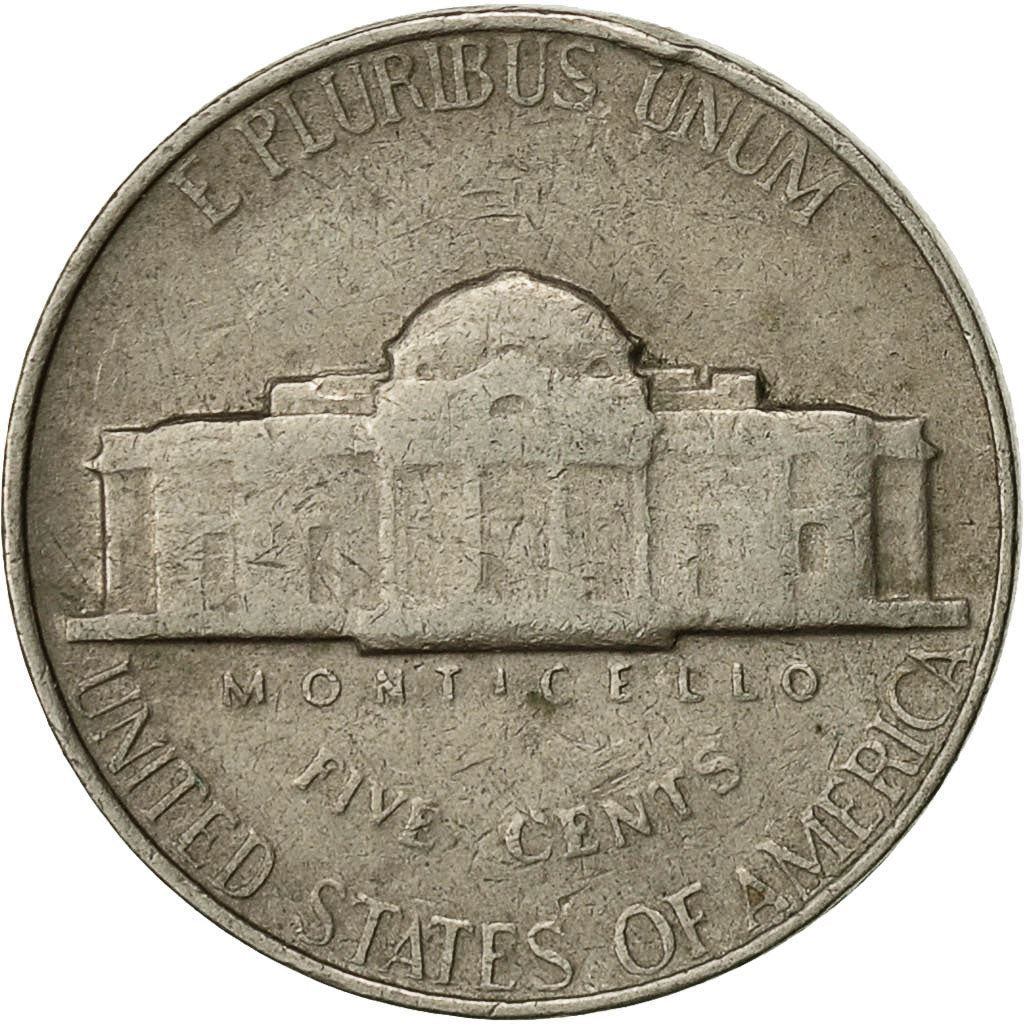 United States | 5 Cents Coin | Thomas Jefferson | Km:192 | 1938 - 2003