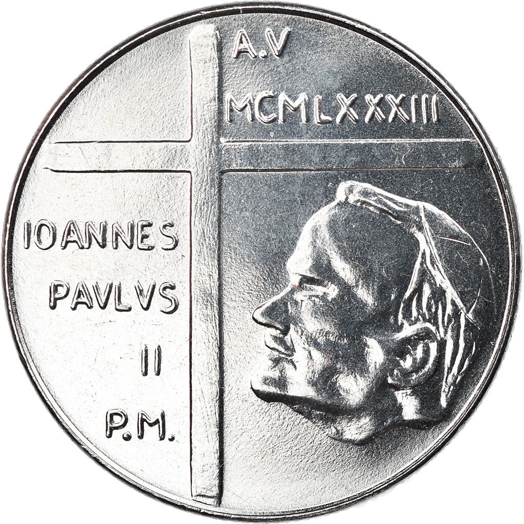 Vatican City | 100 Lire Coin | John Paul II | Km:173 | 1983