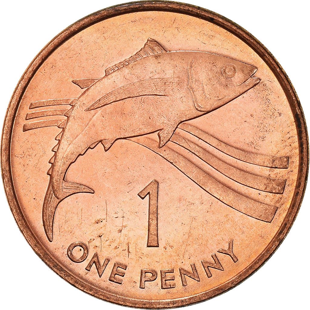 Santa Elena y Ascensión | Moneda de 1 Penique | Isabel II | Atún | Km:13A | 1997 - 2022