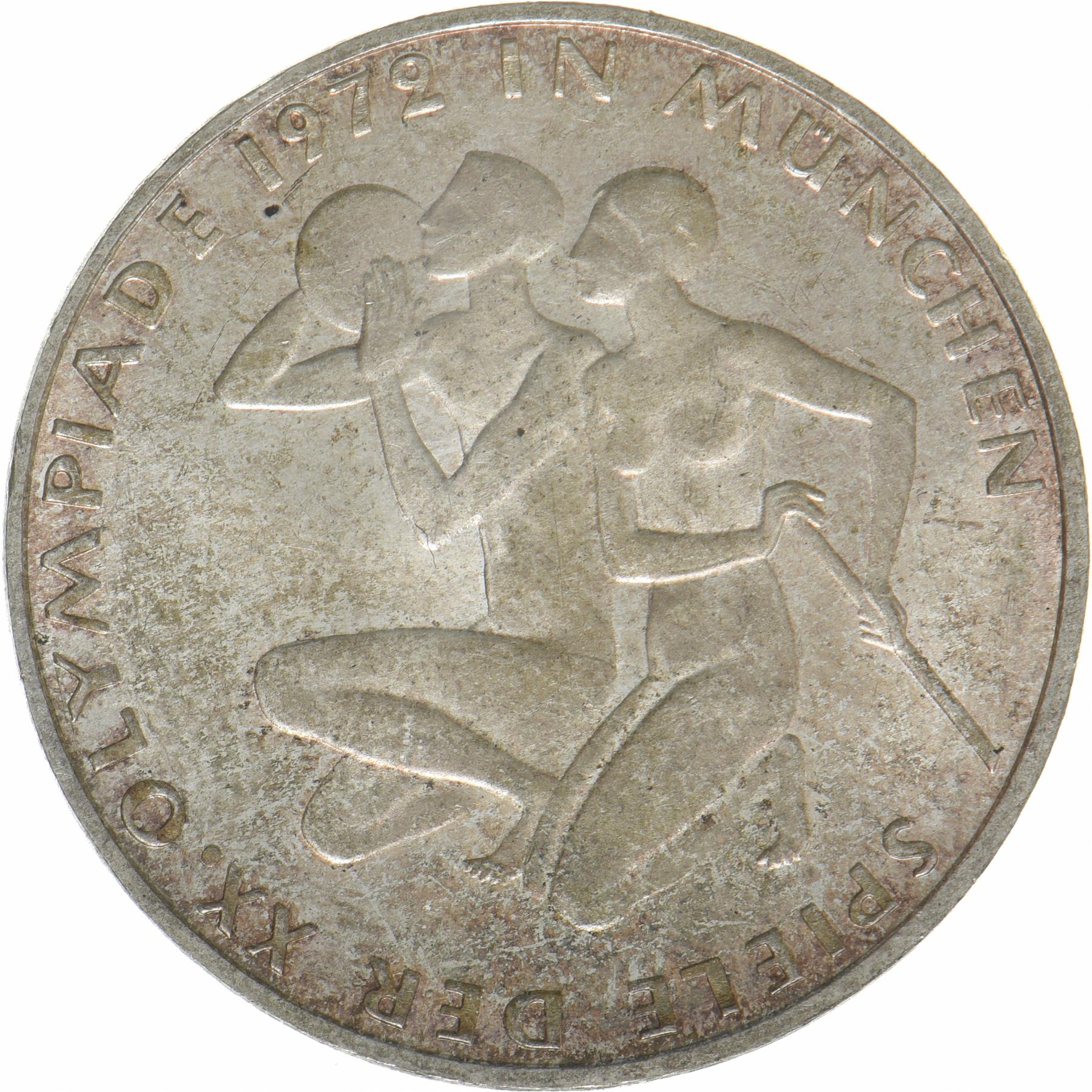 Federal Republic of Germany | 10 Deutsche Mark Coin | Olympic Games | KM:132 | 1972