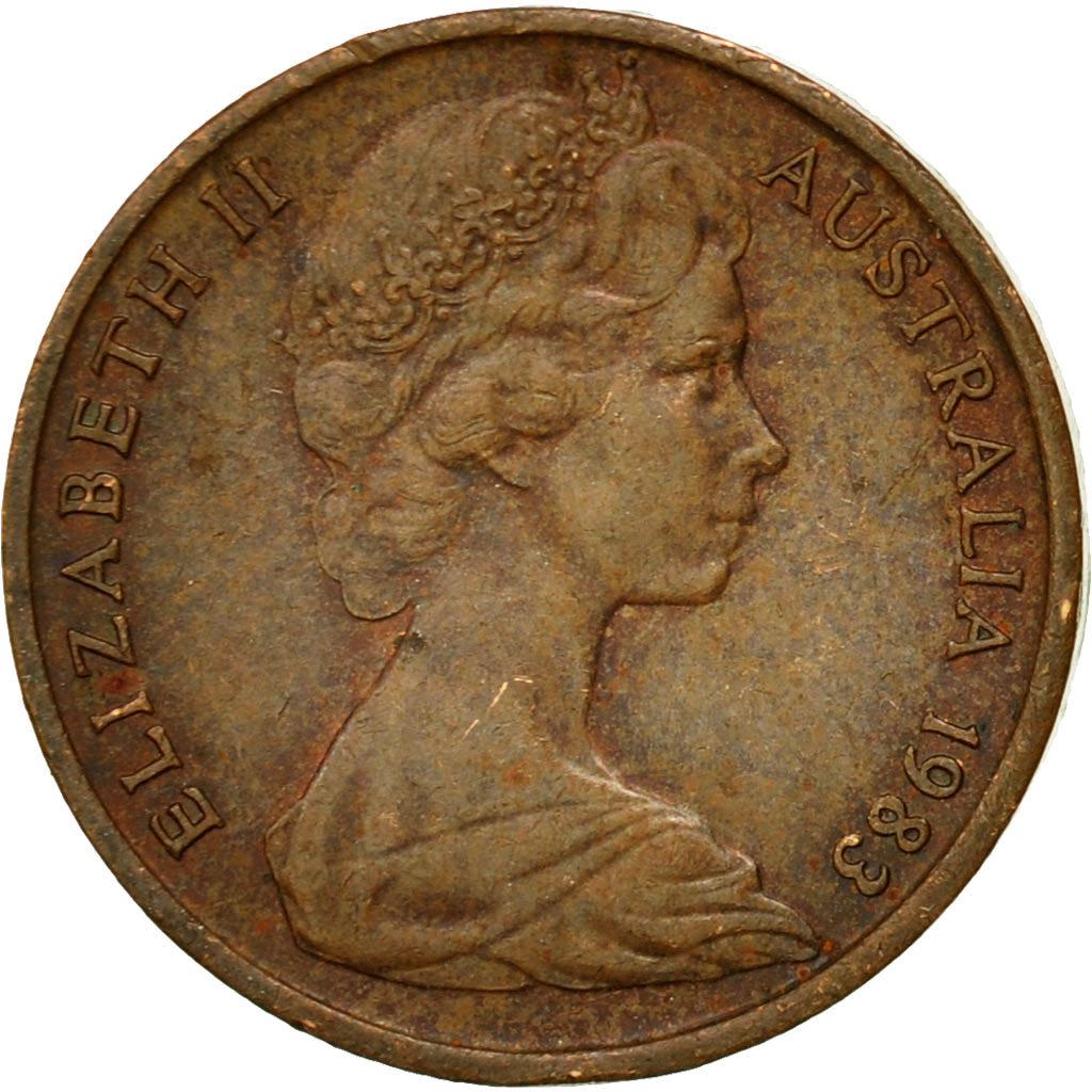 Australia | 1 Cent Coin | Feather-tailed Glider | Km:62 | 1966 - 1984