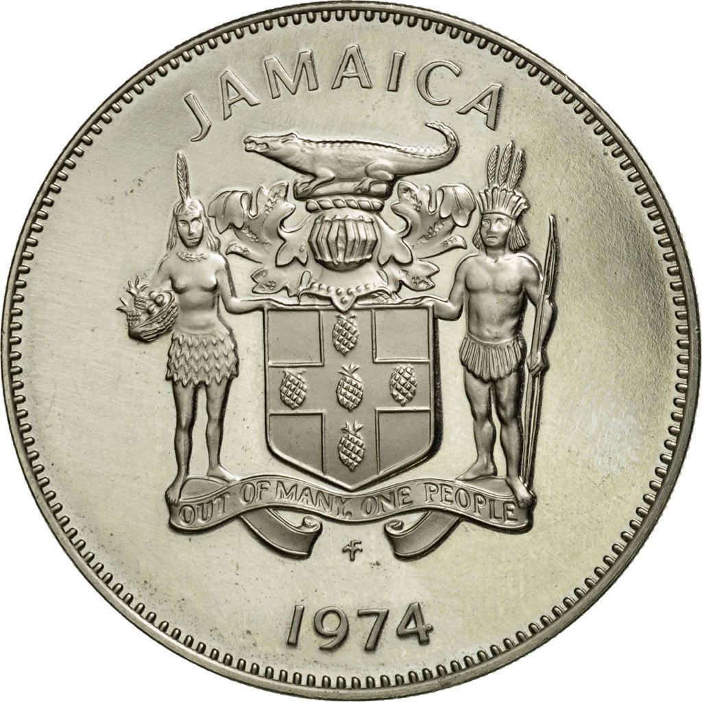 Jamaica | 25 Cents Coin | Streamertail | Km:49 | 1969 - 1990