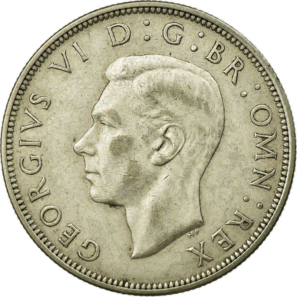 United Kingdom | 1/2 Crown Coin | George VI | KM:856 | 1937 - 1946