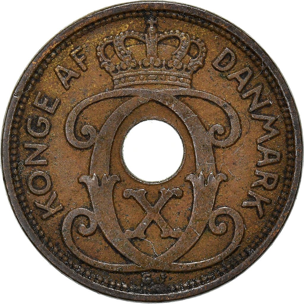 Denmark | 1 Ore Coin | Monogram | Km:826 | 1926 - 1940