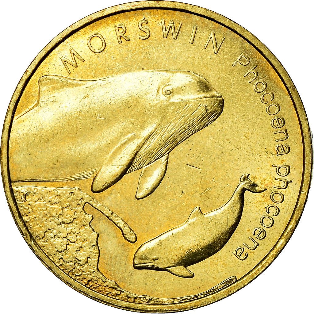 Poland | 2 Zlotys Coin | Morświn | Y:464 | 2004