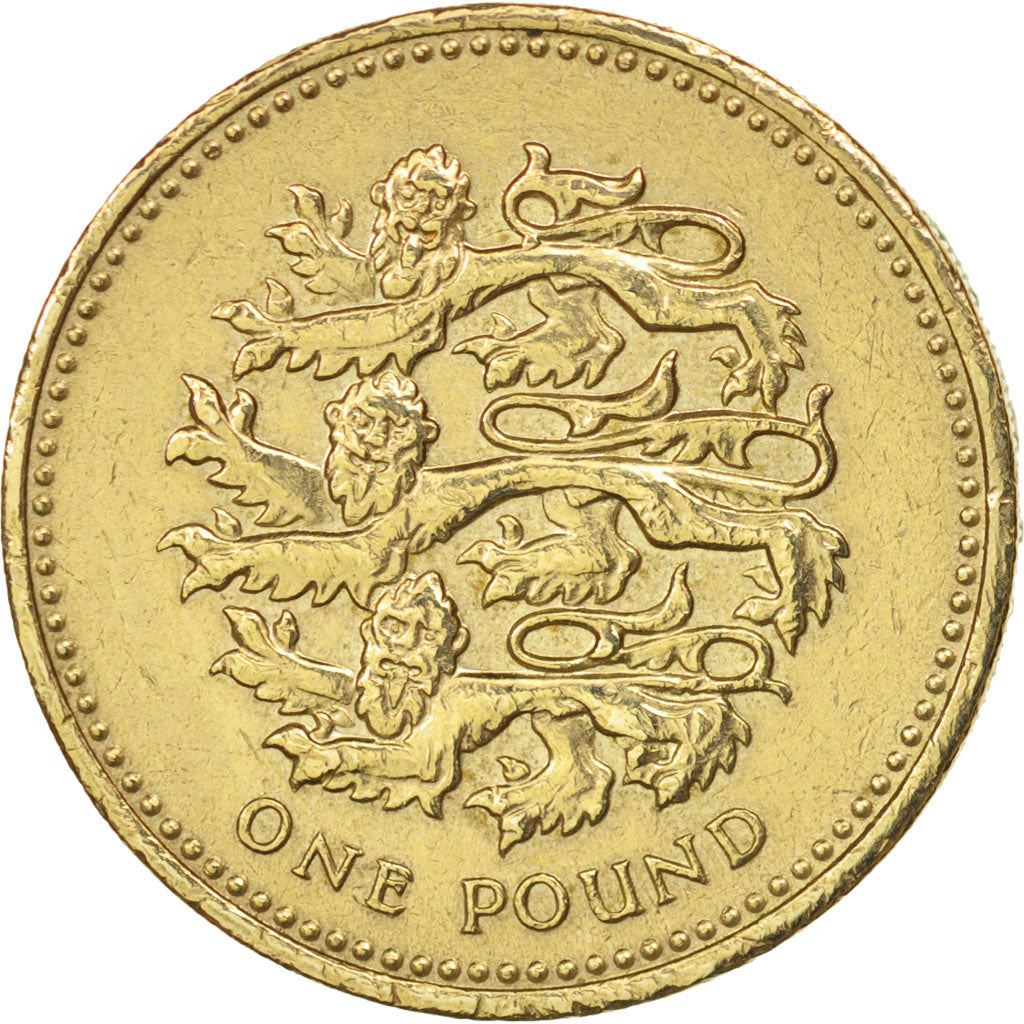 United Kingdom | 1 Pound Coin | English Lions | Km:1030 | 2002