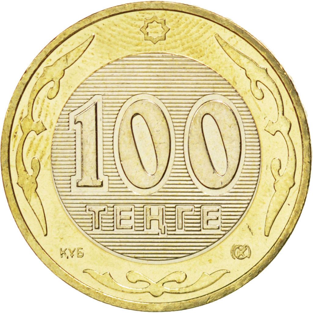 Kazakhstan 100 Tenge Coin | KM39 | 2002 - 2007