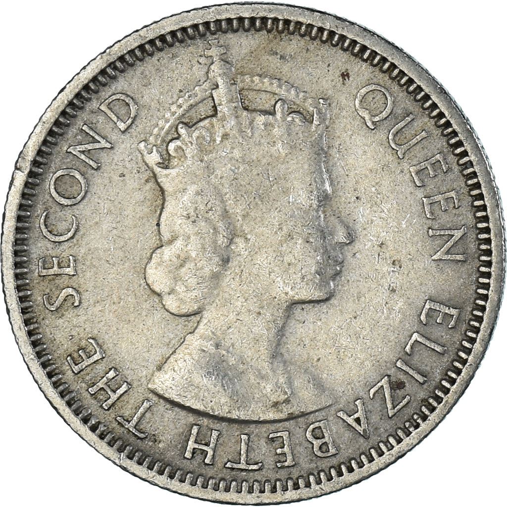 Fiji | Moneda de 6 peniques | Reina Isabel II | Tortuga Marina | KM19 | 1953 - 1967