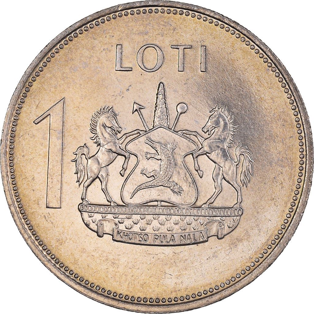 Lesotho | 1 Loti Coin | Moshoeshoe II | Copper-nickel | KM:22 | 1979-1989