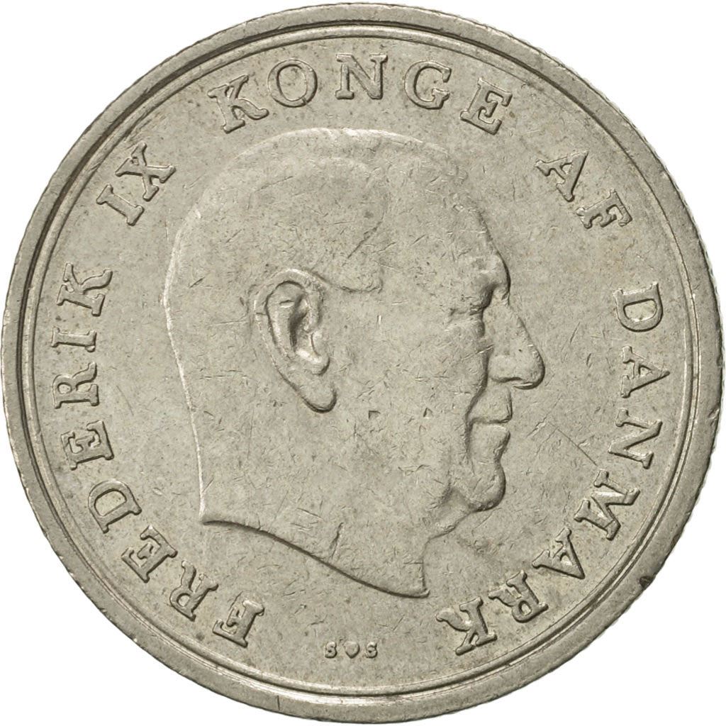 Denmark | 1 Krone Coin | Frederik IX | Km:851 | 1960 - 1972