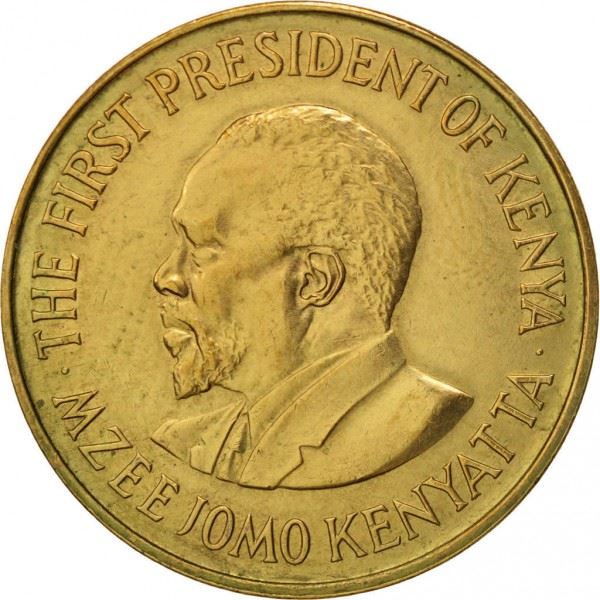 Kenya 5 Cents | Jomo Kenyatta 1963 - 1978 Coin | KM10 | 1969 - 1978